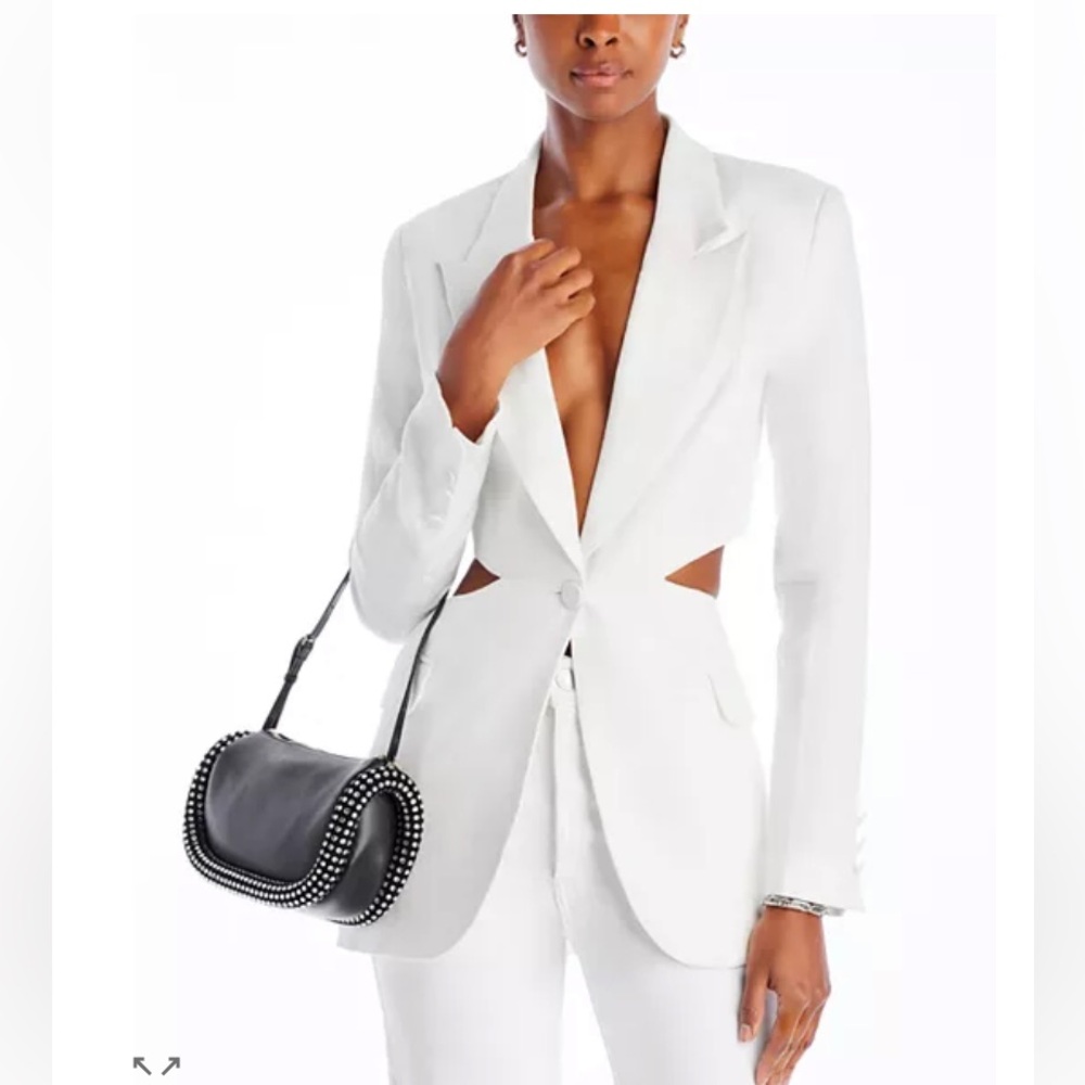 Bardot white Linen  Women's Suit Jacket